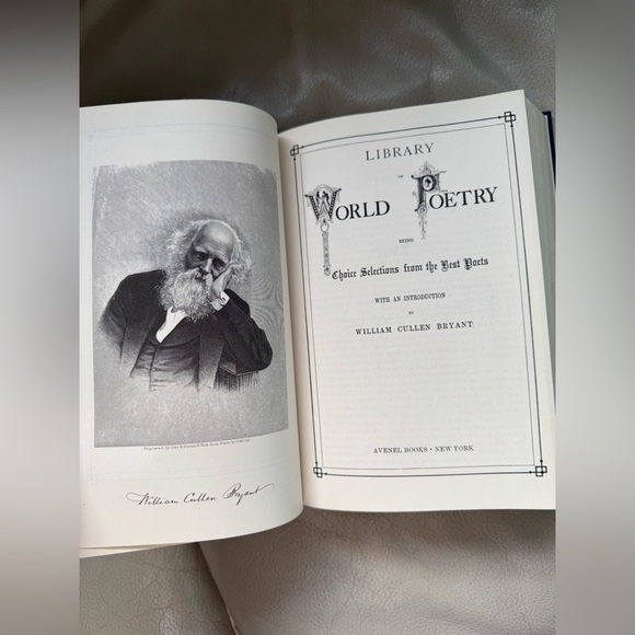 Library Of World Poetry' Edited By William Cullen Bryant Hardcover - Picture 6 of 13